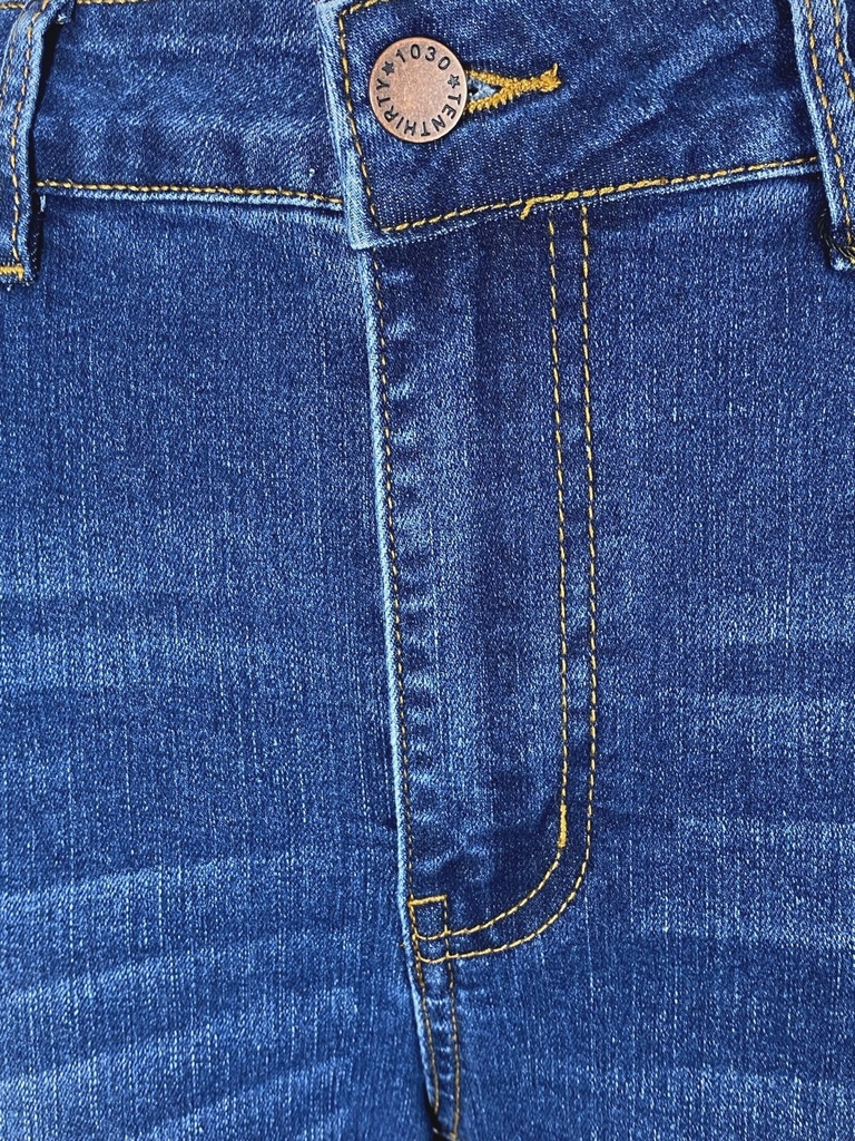 PANTALÓN MEZCLILLA AZUL BOOTCUT DESLAVADO
