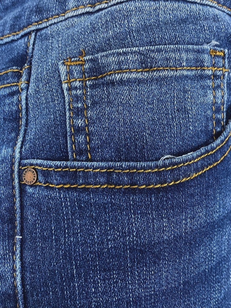 PANTALÓN MEZCLILLA AZUL BOOTCUT DESLAVADO