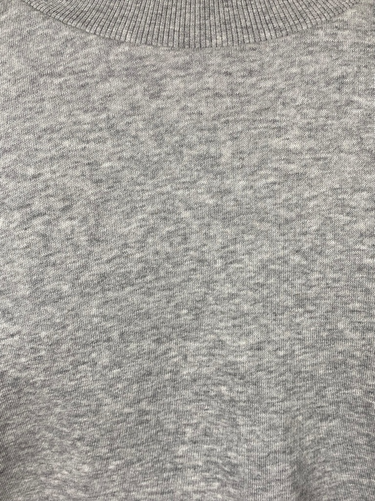SUDADERA GRIS LISA CON RAYAS