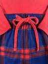 PIJAMA ROJA Y AZUL