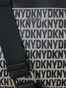 BOLSA NEGRA CON DOBLE CIERRE Y LOGOS