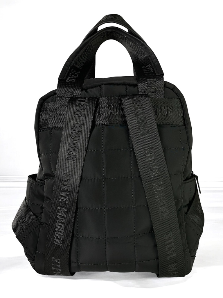 BOLSA TIPO MOCHILA NEGRA CON CIERRE Y MONEDERO