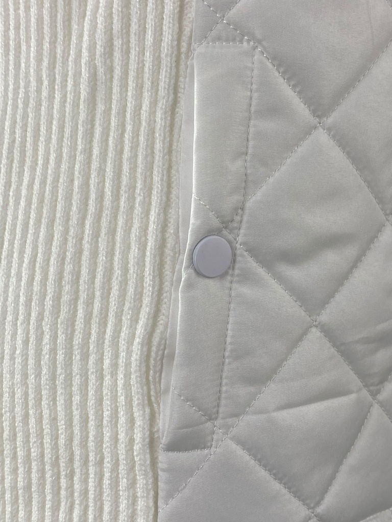 CHALECO ESTAMBRE LADOS Y CUELLO 100% POLYESTER