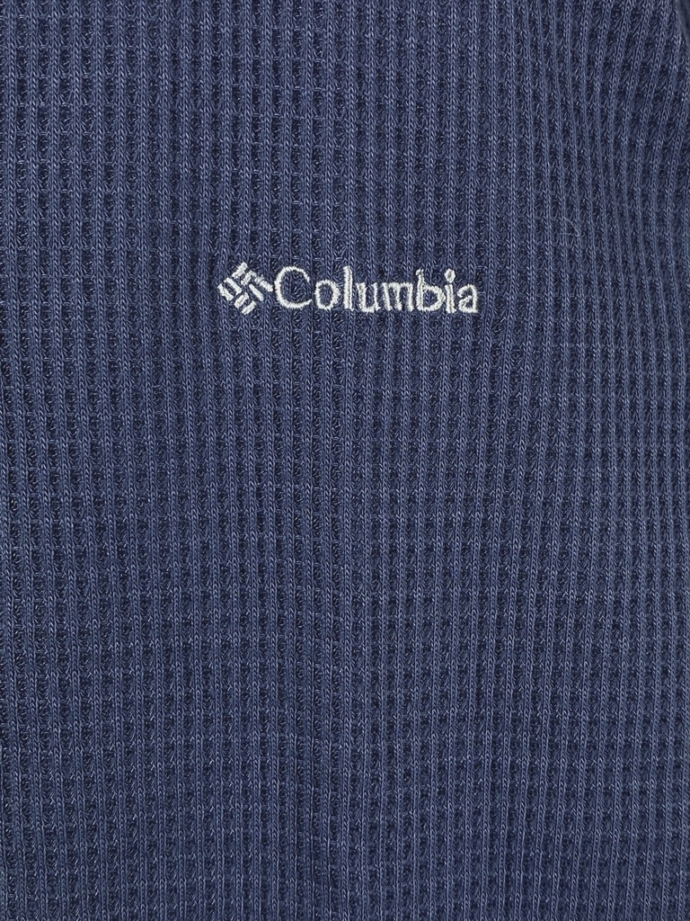 SUDADERA AZUL DE TELA CON TEXTURA, CUELLO DE TORTUGA