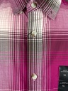 CAMISA CUADROS ROSA FUSHIA Y GRIS