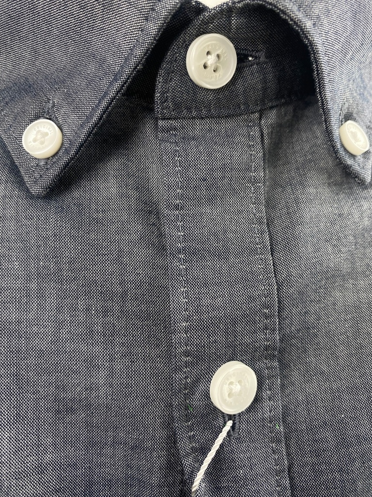 CAMISA AZUL CON RAYAS AZUL CLARO
