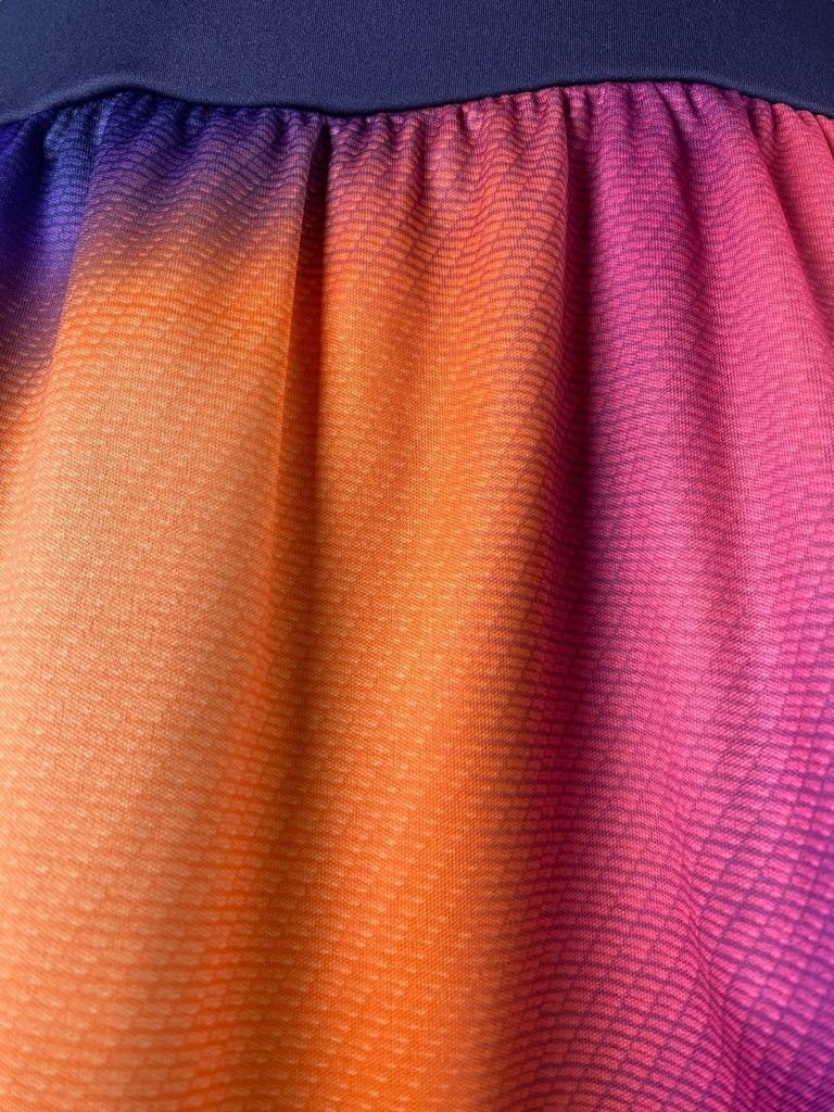 SHORT FALDA DE COLORES DEGRADADOS