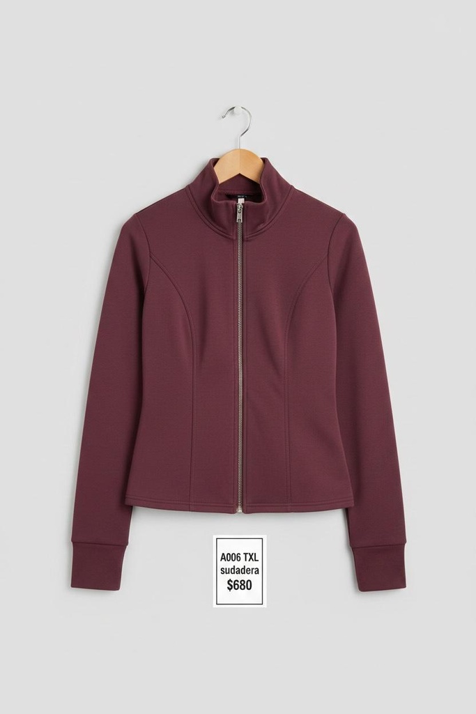 SUDADERA STRETCH CON BOLSAS