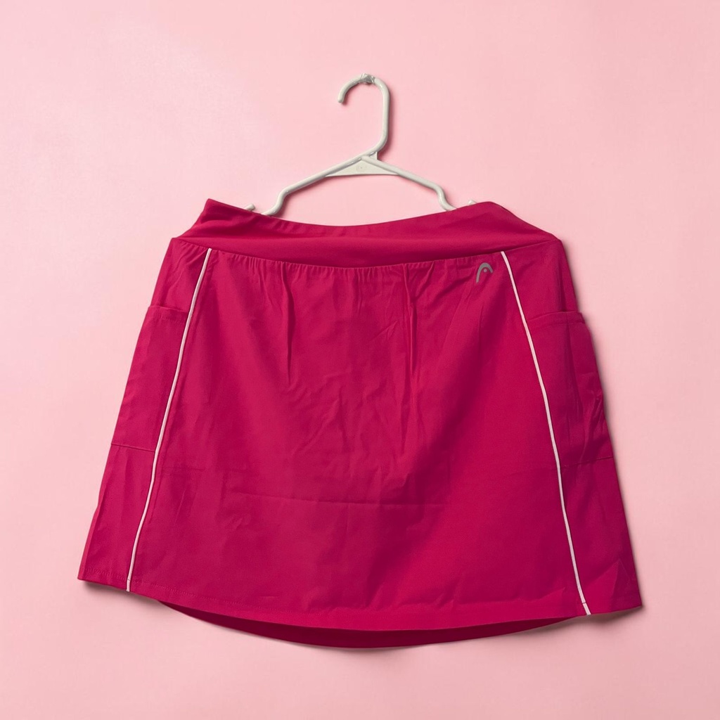 FALDA-SHORT ROSA CON BOLSAS