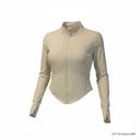SUDADERA DEPORTIVA STRETCH CON CIERRE