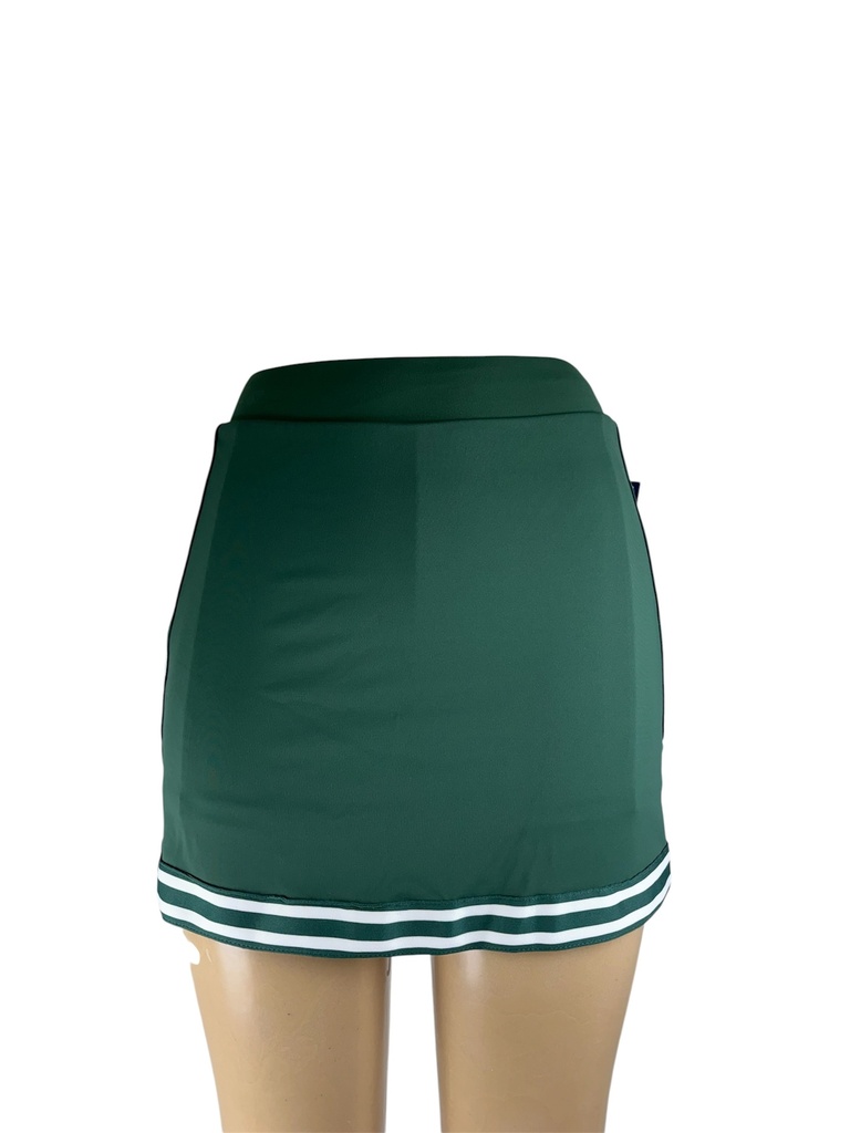 FALDA CON SHORT DEPORTIVO CON LÍNEAS BLANCAS