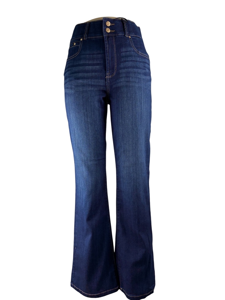 PANTALON DAMA MEZCLILLA CON RESORTE DE AJUSTE