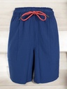 SHORT AZUL CON CIERRE CAFÉ