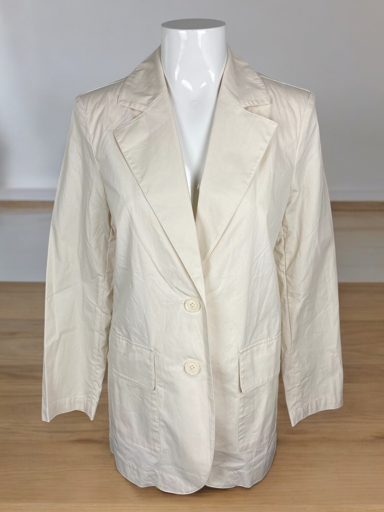 SACO CREMA CON BOLSAS