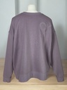SUDADERA LILA AFELPADA 60% ALGODÓN