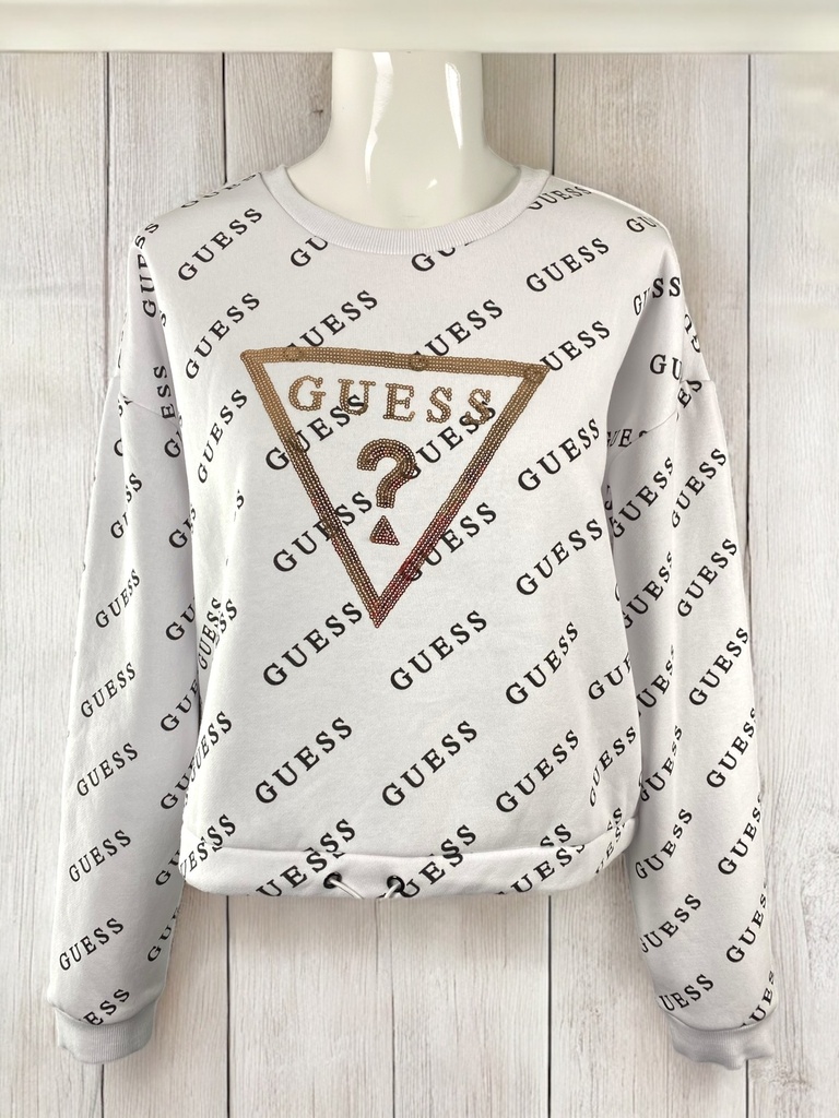 SUDADERA DISEÑO GUESS APLICACION LENTEJUELA 