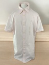 CAMISA CON RAYAS ROSAS MANGA CORTA