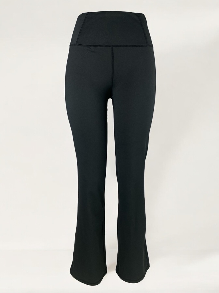 PANTALÓN NEGRO STRETCH LICRA ABIERTO ABAJO