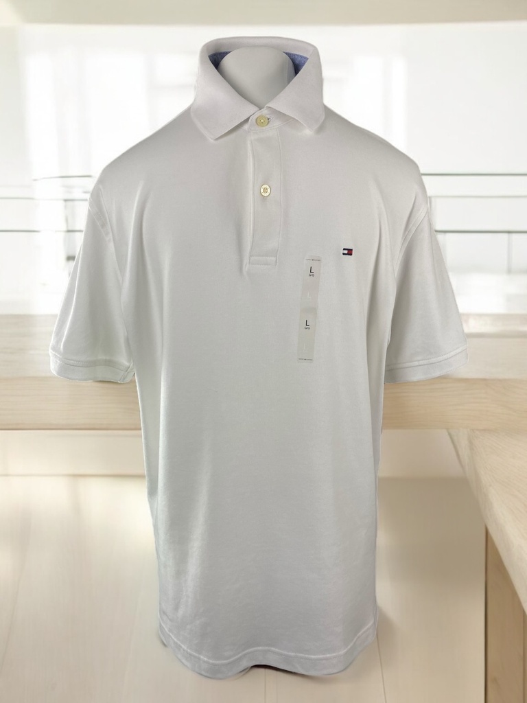 PLAYERA POLO BLANCA