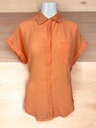 BLUSA NARANJA LISA CON BOTONES