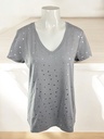 PLAYERA GRIS CON PUNTOS