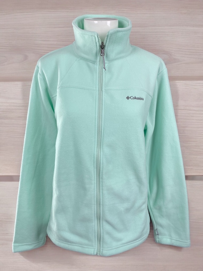 SUDADERA VERDE LIMÓN CON CIERRE
