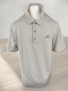 PLAYERA POLO RAYAS GRISES, CUELLO CON BOTONES