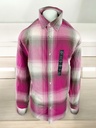 CAMISA CUADROS ROSA FUSHIA Y GRIS