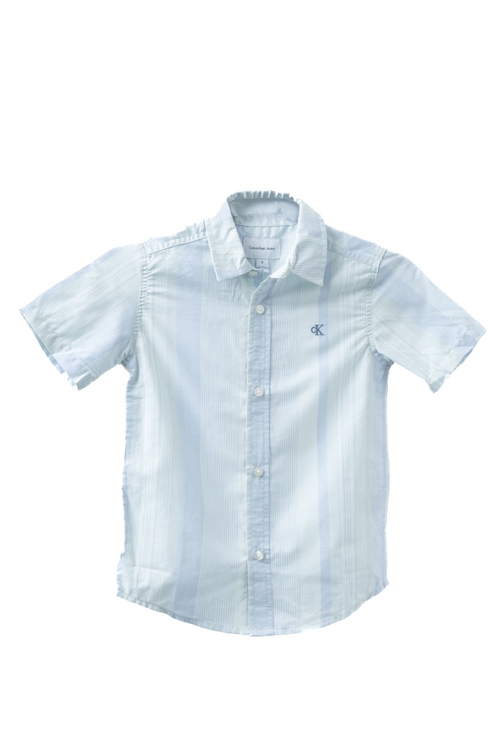 CAMISA NIÑO, RAYAS Y BOTONES
