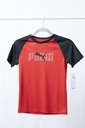 PLAYERA NIÑO SPORT NEGRO CON ROJO 