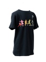 PLAYERA NEGRA  ESTAMPADO FUTBOL