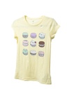 PLAYERA NIÑA, AMARILLA ESTAMPADA