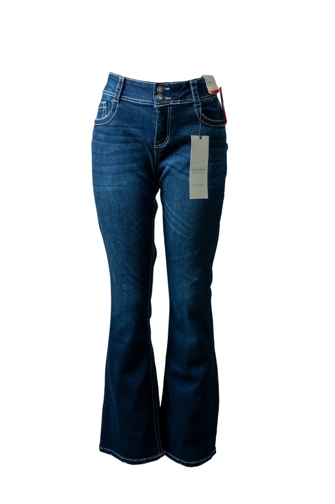 PANTALÓN MEZCLILLA BORDADO LENTEJUELA Y PEDRERÍA 