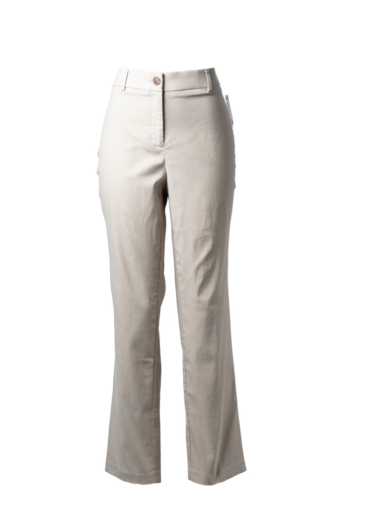 PANTALÓN BEIGE STRETCH RECTO