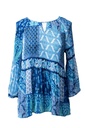 BLUSA TONOS AZULES 