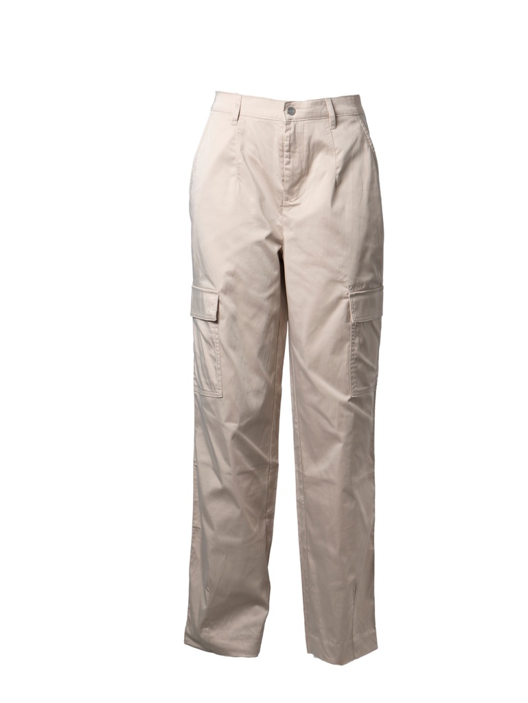 PANTALÓN CARGO CON BOLSAS COLOR ARENA