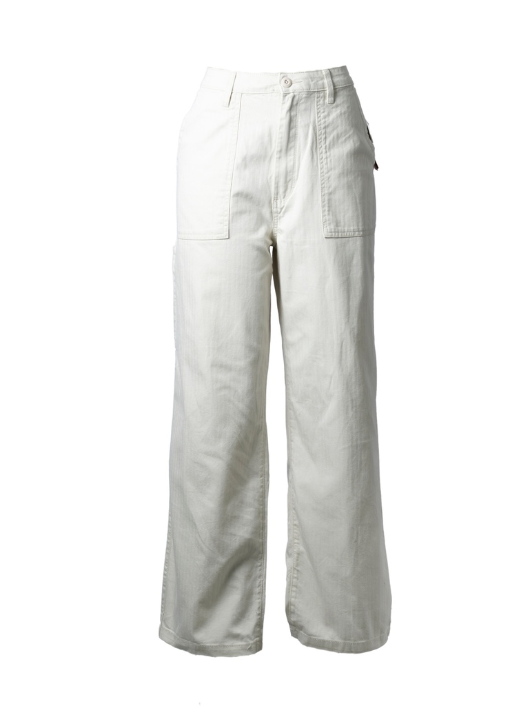 PANTALON BEIGE CON BOLSAS