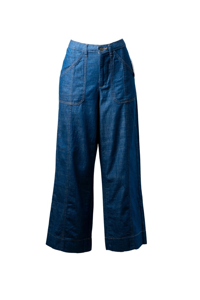 PANTALÓN MEZCLILLA CON BOLSAS AL FRENTE