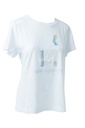 PLAYERA BLANCA CON LOGO DE HOLOGRAMA