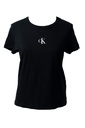PLAYERA NEGRA CON LOGO PLATEADO