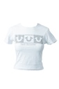 PLAYERA CORTA BLANCA CON DETALLE EN PEDRERÍA