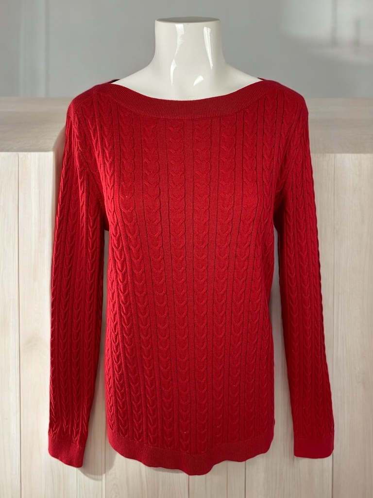 SUÉTER ROJO