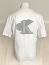PLAYERA BLANCA CON LOGO ESTAMPADO