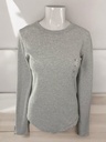 PLAYERA GRIS CLARO, MANGA LARGA 