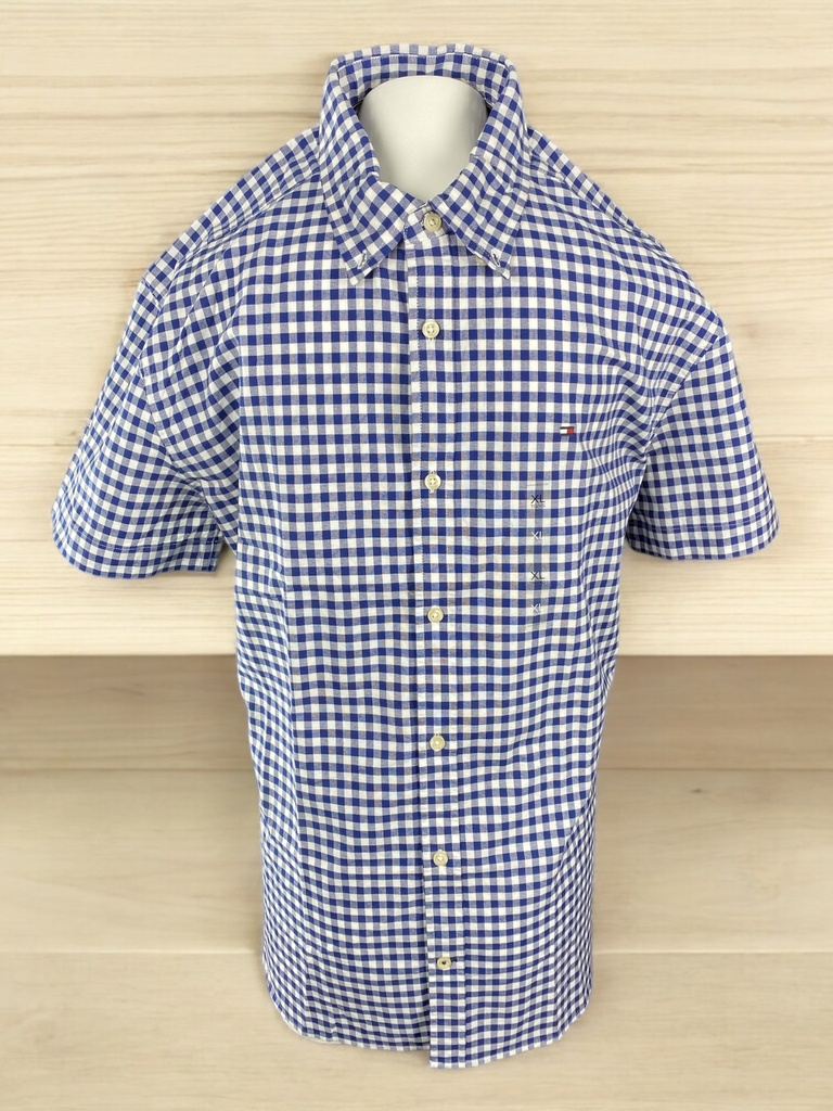 CAMISA DE CUADROS AZULES CON BLANCO