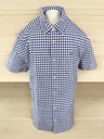 CAMISA DE CUADROS AZULES CON BLANCO