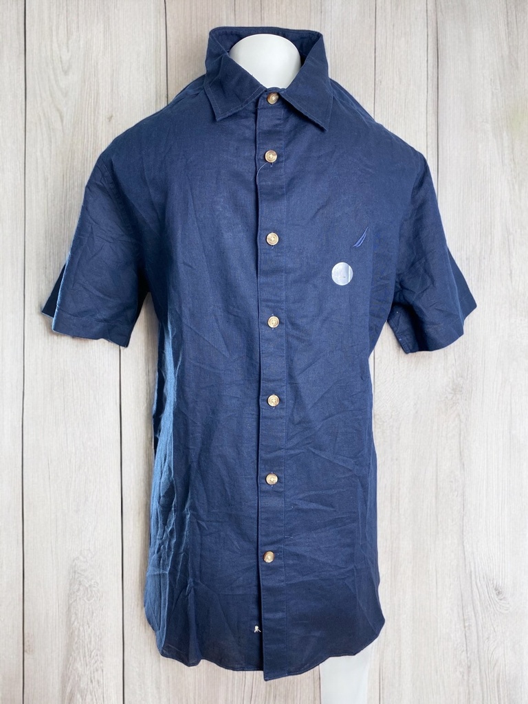 CAMISA AZUL MANGA CORTA