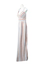 JUMPSUIT RAYAS CAFE CON NARANJA