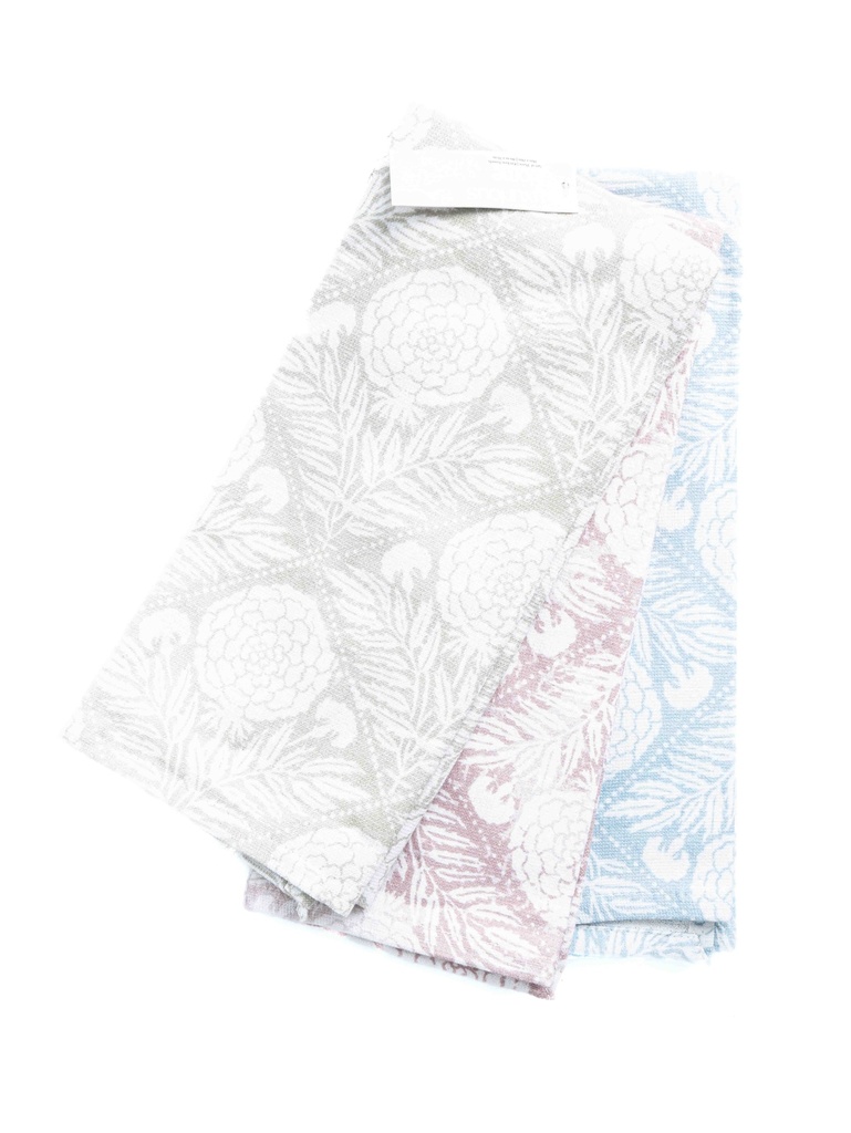 TOALLA DE COCINA ESTAMPADO FLORES 