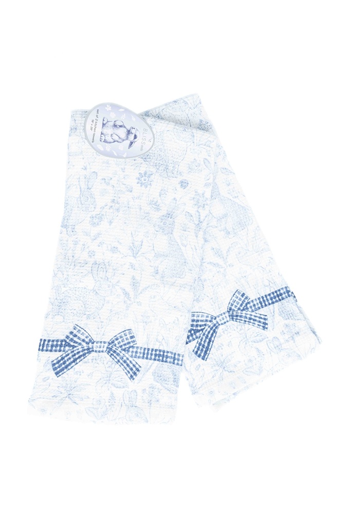 TOALLA DE COCINA ESTAMPADO CONEJOS 